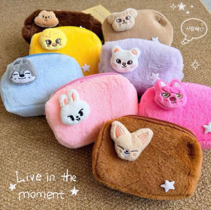 SKZOO plush pouch bag case