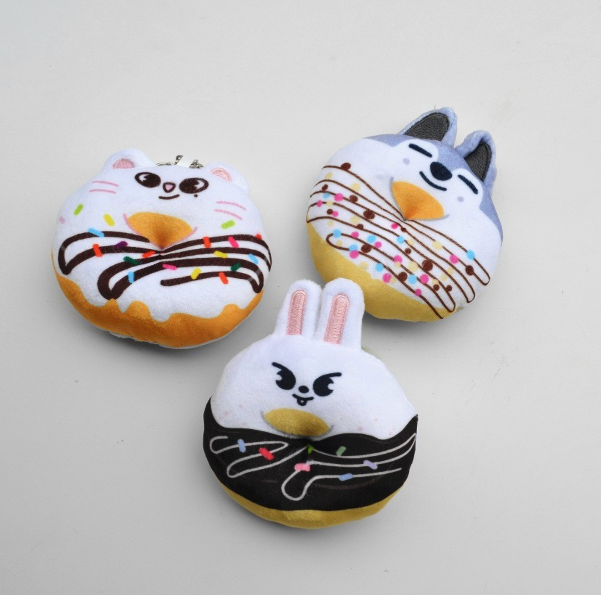 SKZOO donut plush keychain