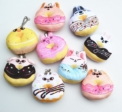 SKZOO donut plush keychain